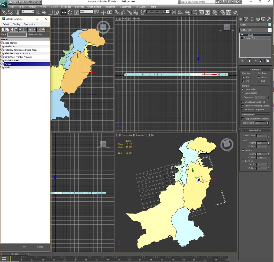 3D Pakistan Political - TurboSquid 1301723
