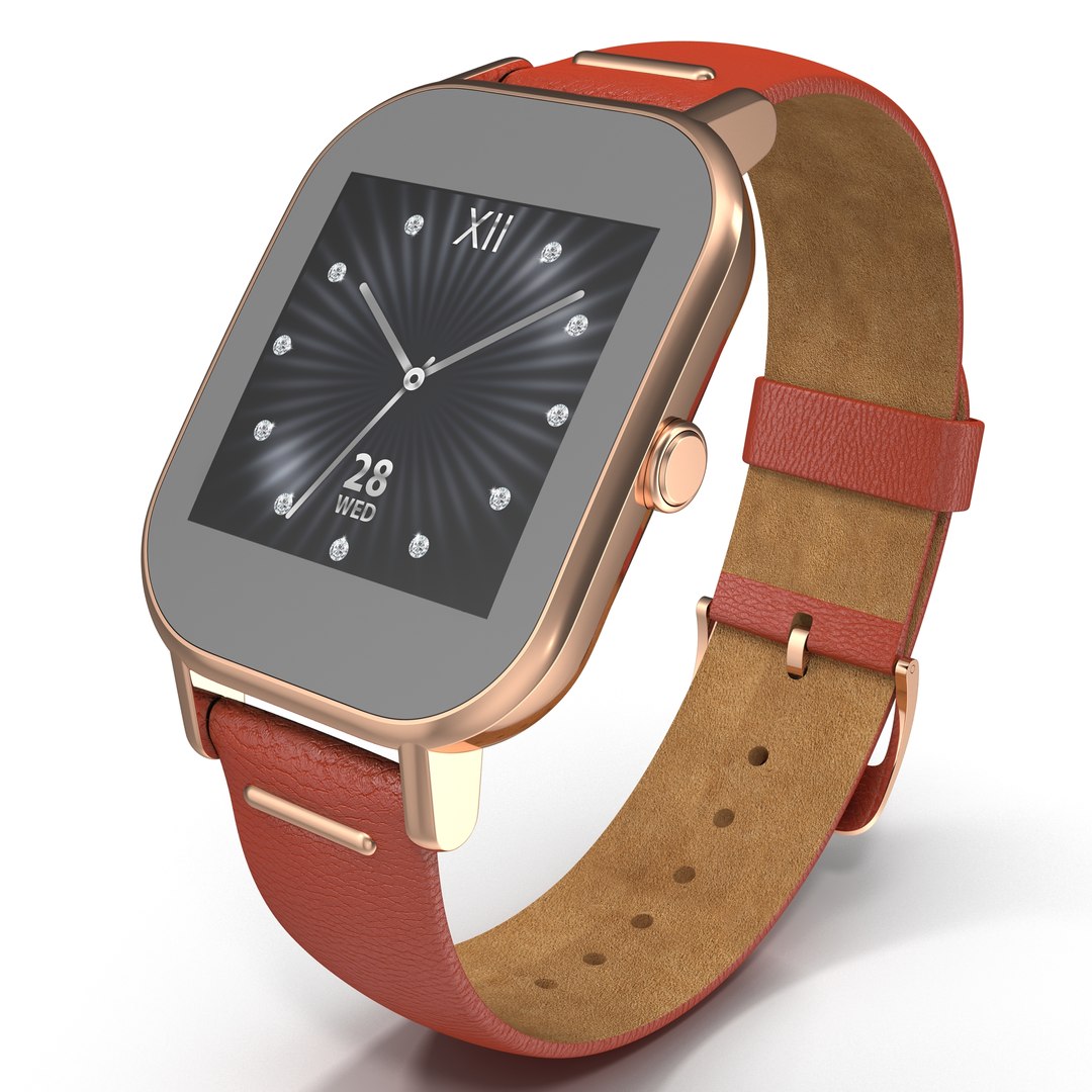 Smartwatch Asus ZenWatch 2 3D Model 3D model preview