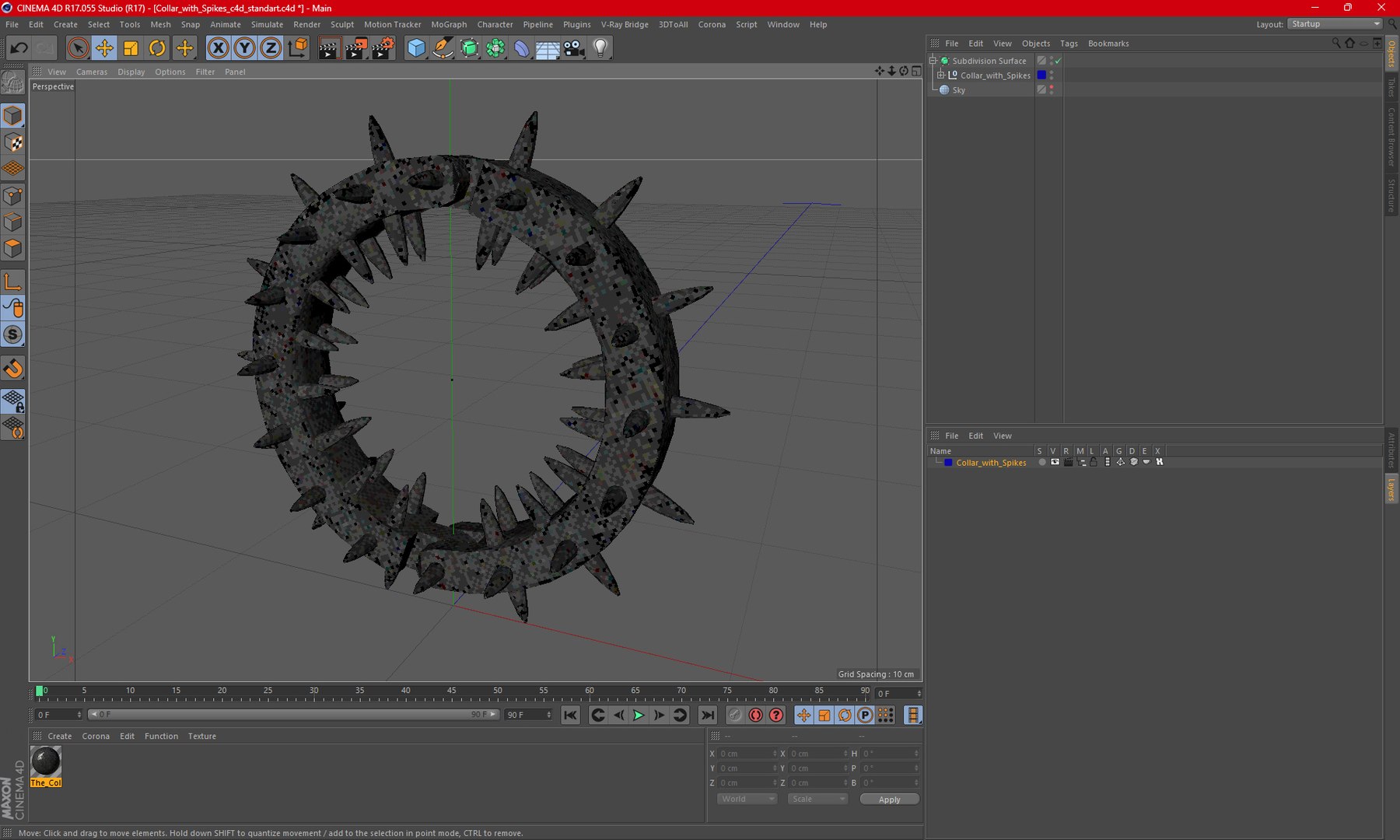 Collar with Spikes 3D model https://p.turbosquid.com/ts-thumb/lP/XsBqxm/Tl/collarwithspikesvray3dmodel020/jpg/1718927169/1920x1080/fit_q87/6b54f1254c7fe45facd168ebb64d749bb5981be9/collarwithspikesvray3dmodel020.jpg