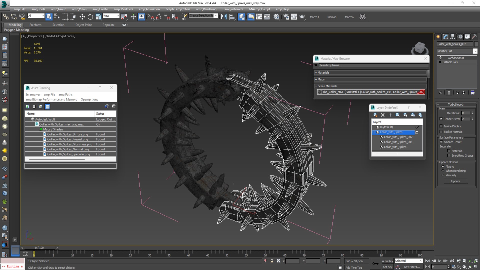 Collar with Spikes 3D model https://p.turbosquid.com/ts-thumb/lP/XsBqxm/hd/collarwithspikesvray3dmodel019/jpg/1718927166/1920x1080/fit_q87/8b72fcfee30e9295785ee1b2479c8fb5e021aa0a/collarwithspikesvray3dmodel019.jpg