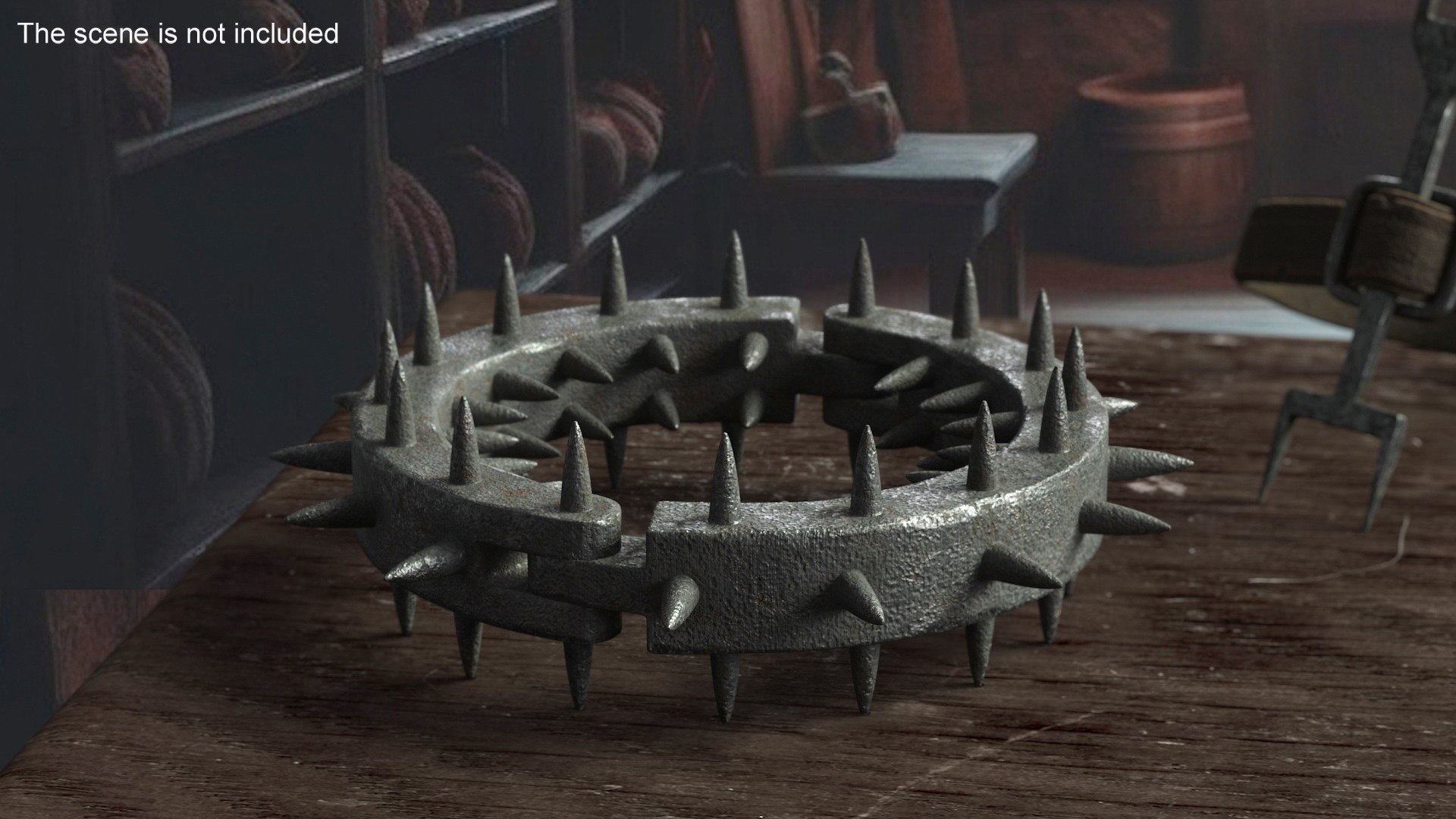 Collar with Spikes 3D model https://p.turbosquid.com/ts-thumb/lP/XsBqxm/ji/collarwithspikesvray3dmodel004/jpg/1718927120/1920x1080/fit_q87/6bb44e00498918422c73873bf38218f5cdbcbf1e/collarwithspikesvray3dmodel004.jpg