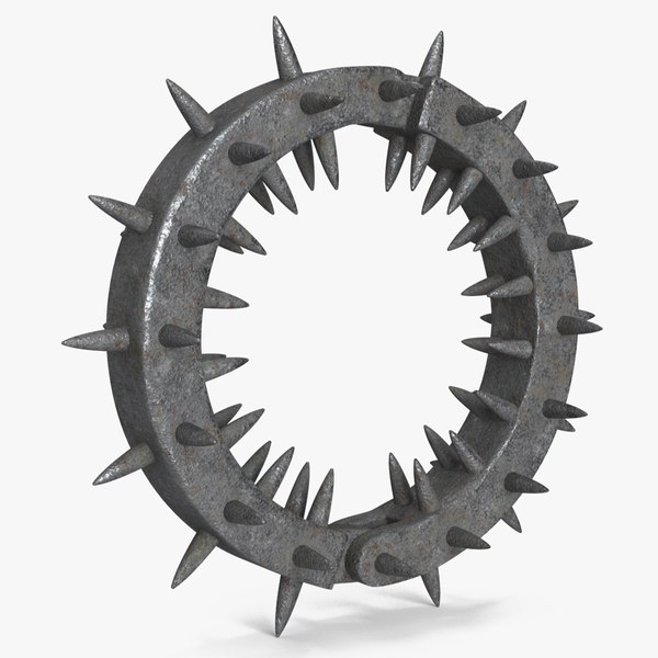 Collar with Spikes 3D model