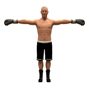 boxer rigged 3d fbx