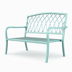 Metal Bench 3D model