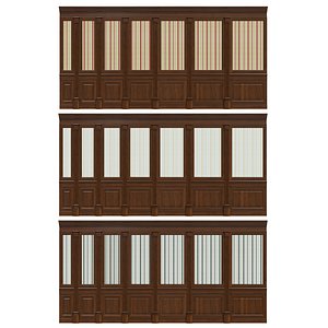 3D wood panels wallpaper wooden wall model