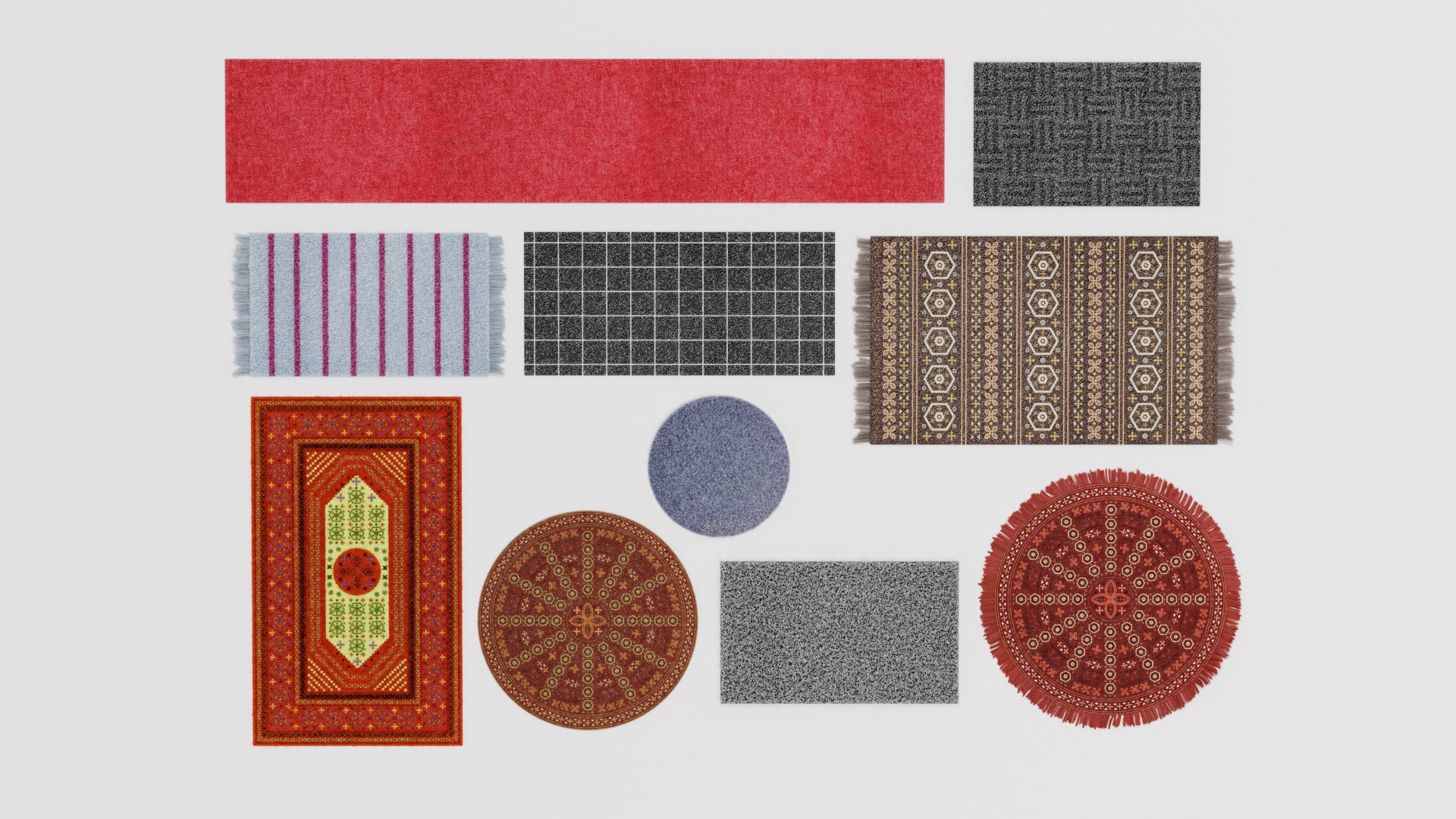 Rugs Pbr Fibers 3D Model - TurboSquid 1471729