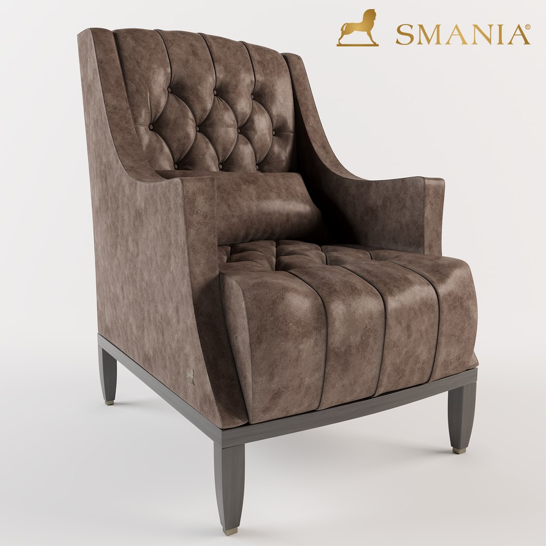 Smania armchair model - TurboSquid 1183772