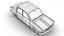 Model 3D Dacii 1300 z 1969 roku