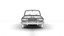 Model 3D Dacii 1300 z 1969 roku