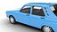 Model 3D Dacii 1300 z 1969 roku
