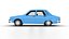 Model 3D Dacii 1300 z 1969 roku