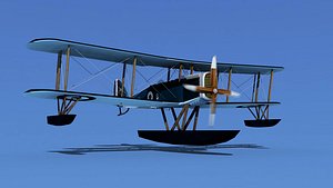 3D Airco DH-4 Royal Navy Seaplane
