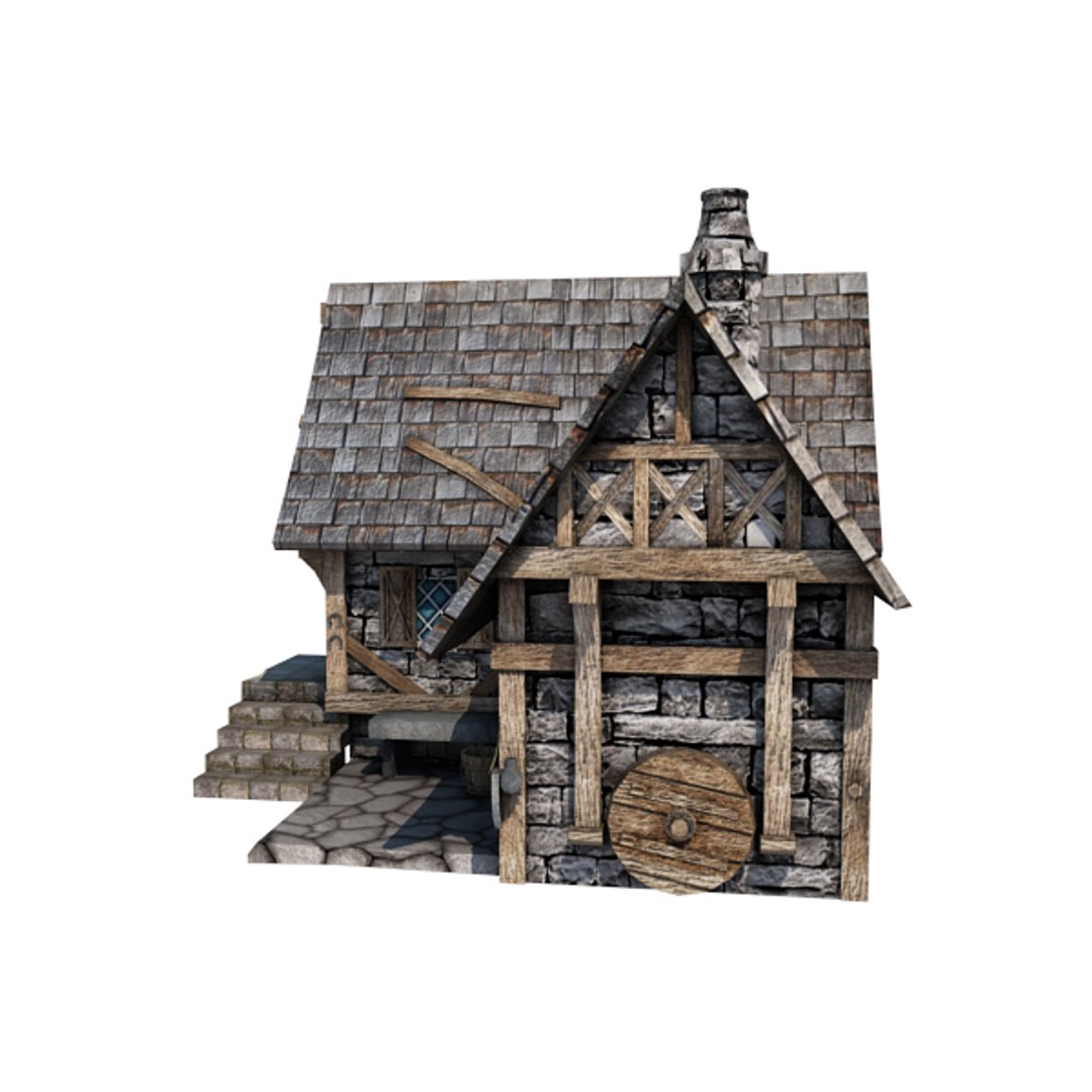 Medieval Blacksmith S Forge 3d Model