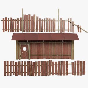 fence gate 3D model