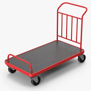 3D Roller Handcart model