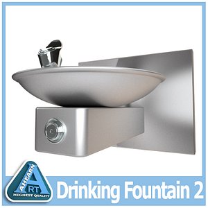 drinking fountain 3d model