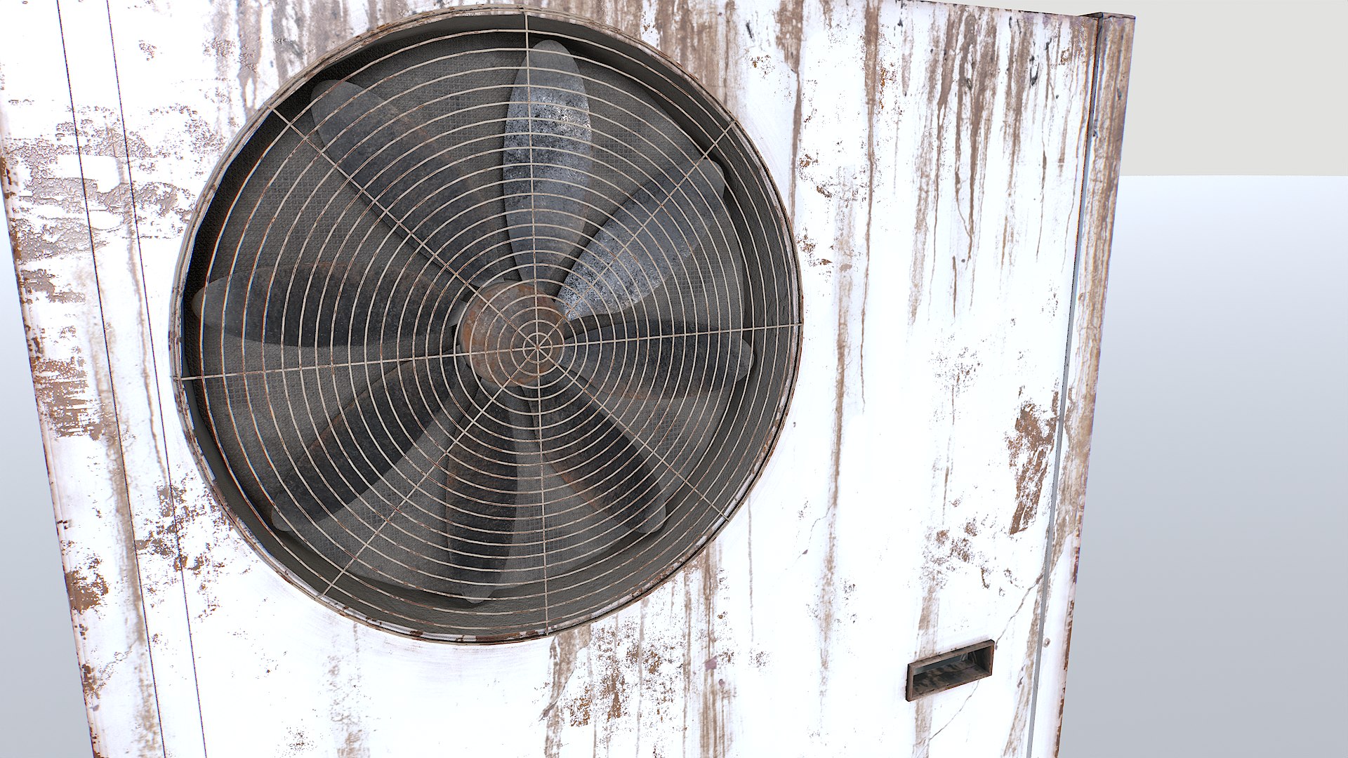 Rusty Rooftop AC Hvac Unit 2 3D Model - TurboSquid 2338330