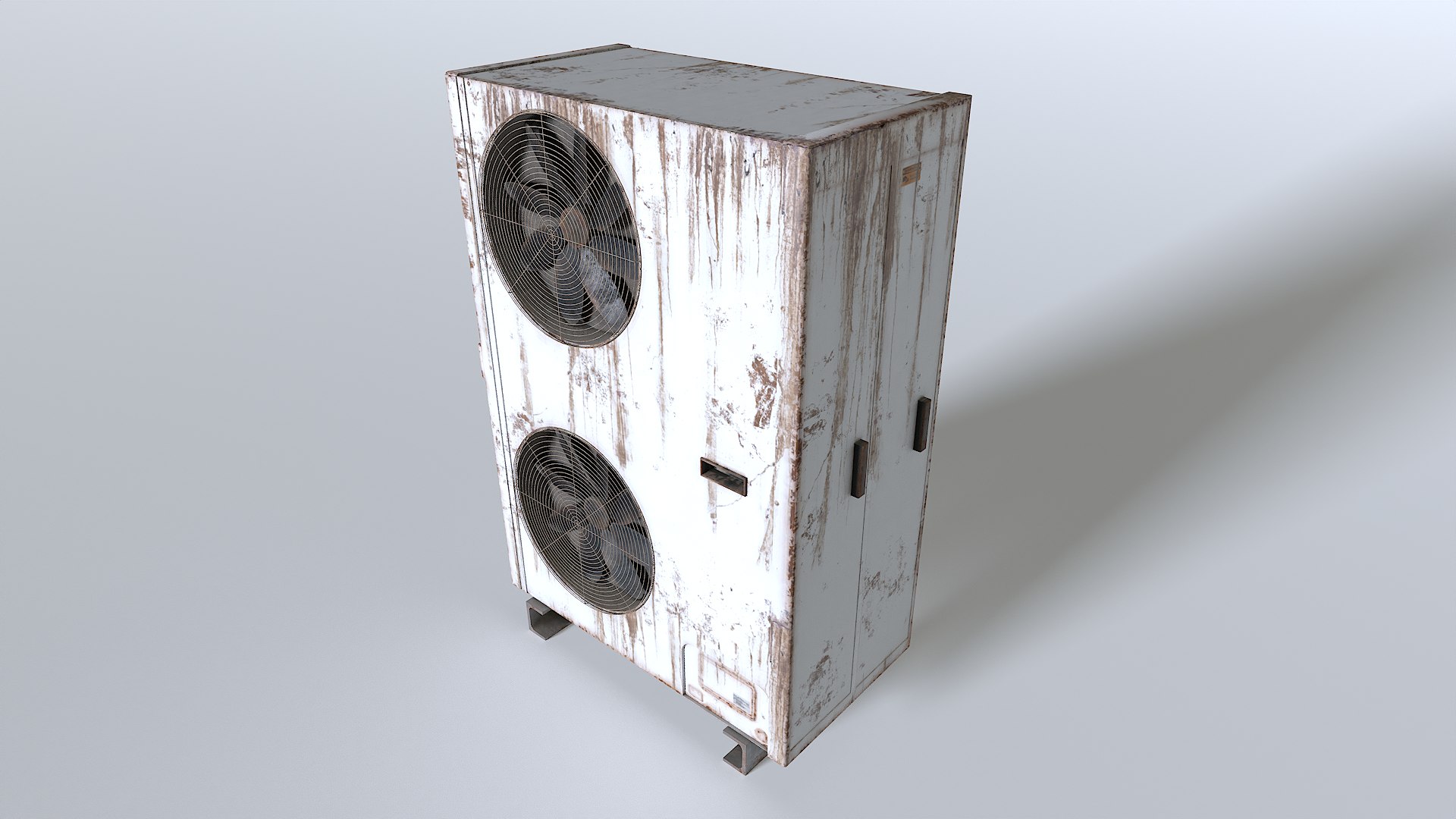 Rusty Rooftop AC Hvac Unit 2 3D Model - TurboSquid 2338330