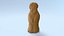 Old Man Sculpture hi-poly