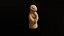 Old Man Sculpture hi-poly