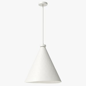 CB2 white pendant light Lani model