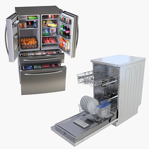 Dishwasher and Refrigerator model