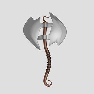 Fantasy Cartoon Axe
