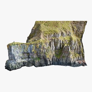 3D Coastal Cliff Formation - 3D PBR Model model