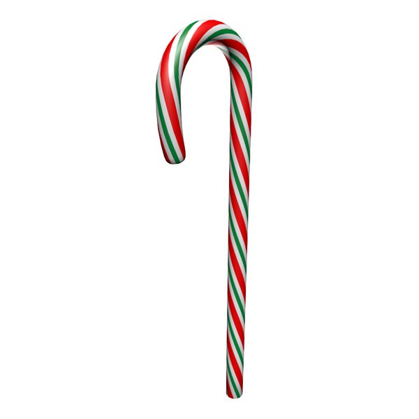 candy cane red green 3d max