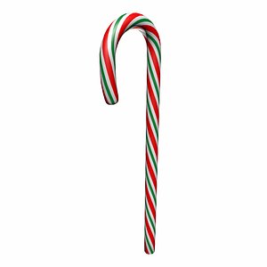 candy cane red 3d model