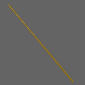 PBR Wushu Stick Yellow