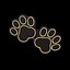 Dog Paw Neon Sign 3D model 3D