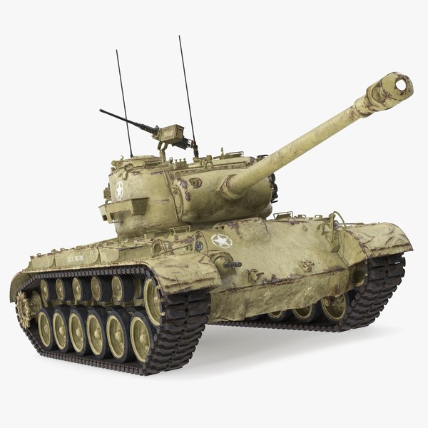 Medium tank pershing m26 3D model - TurboSquid 1314181