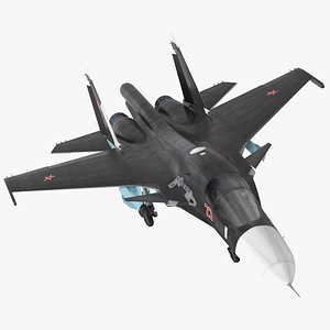 Sukhoi Su-34 3D Models for Download | TurboSquid