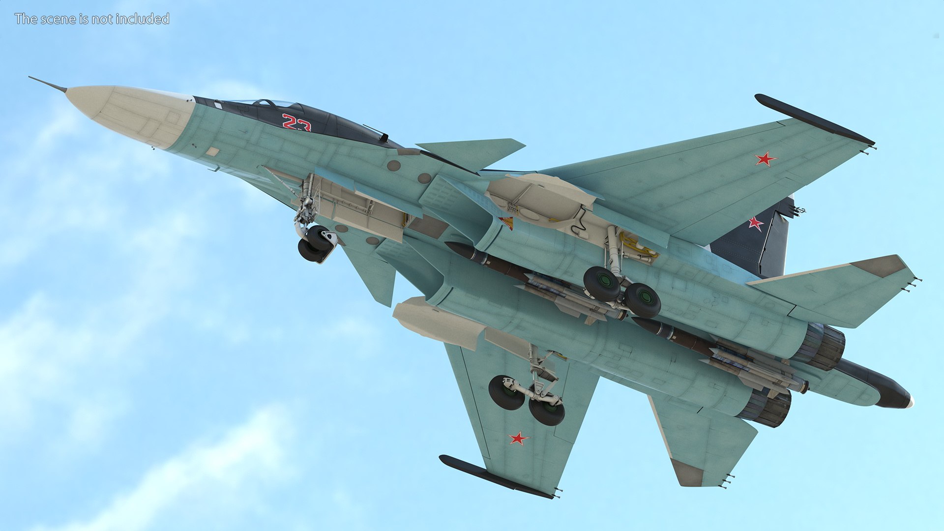 3D Su 34 Aircraft with X-31PM Supersonic Missile Rigged for Cinema 4D model https://p.turbosquid.com/ts-thumb/lQ/KxPGI9/NJ/su34aircraftwithx31pmsupersonicmissileriggedforcinema4d3dsmodel007/jpg/1679638681/1920x1080/fit_q87/bbd5dbf2a92c28f08a45ffc43182d28d331157b5/su34aircraftwithx31pmsupersonicmissileriggedforcinema4d3dsmodel007.jpg