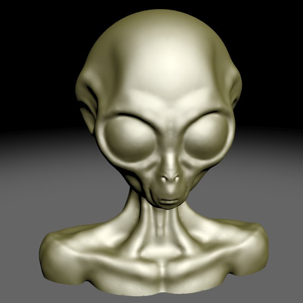 alien printing 3D model