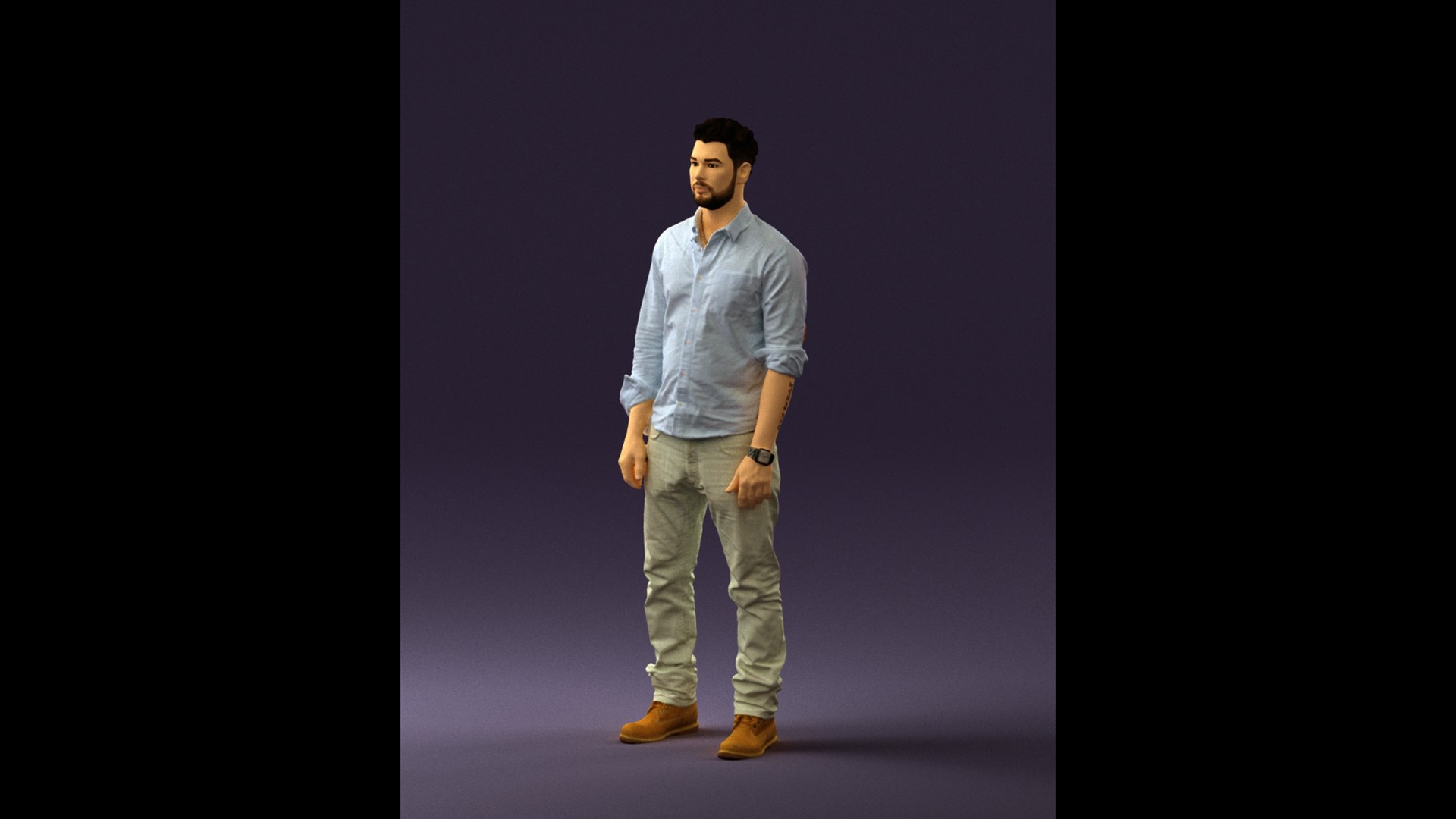 3D Scanned Realistic Human Model - TurboSquid 1651760