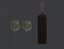 Wine Bottle Wine Glasses