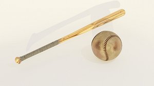 baseball ball 3D model