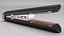 3D Hair Straightener Black model