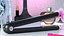 3D Hair Straightener Black model