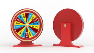 3D Wheel of Fortune model