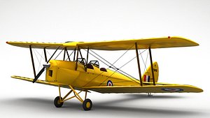 De Haviland 82A Tiger Moth 3D model