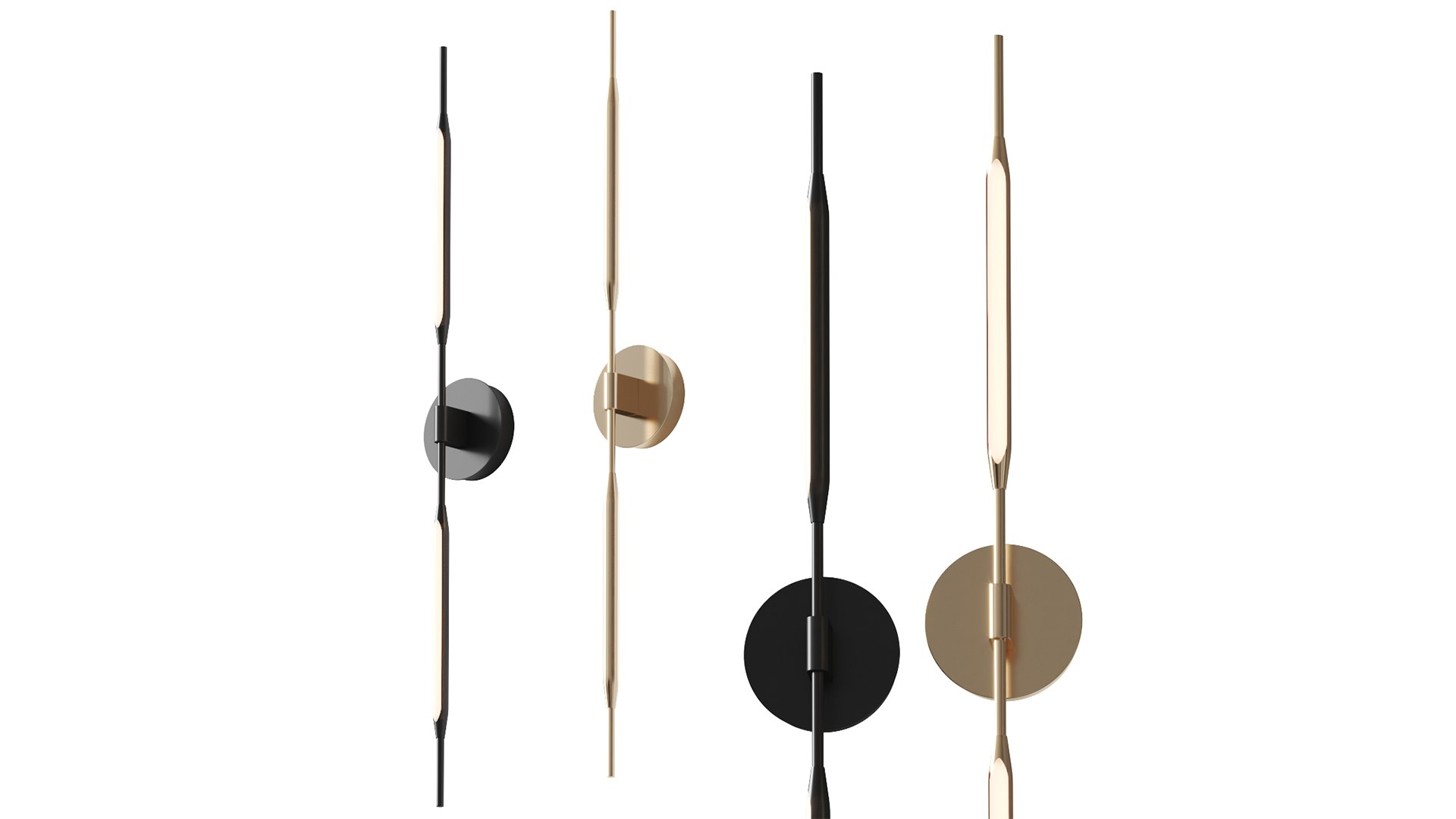 3D Reed Wall Light - Tom Kirk Lighting - TurboSquid 2170019