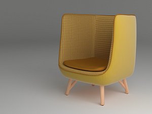 Armchair 04 yellow