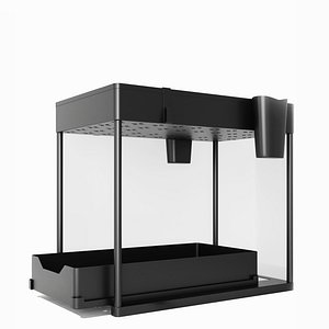 Metal Kitchen Organizer- Kitchen Cart - Ready to  Render in Blender