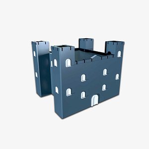 Cartoon Castle 3D model