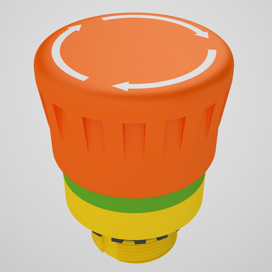 3D Industrial Button Model - TurboSquid 1317605