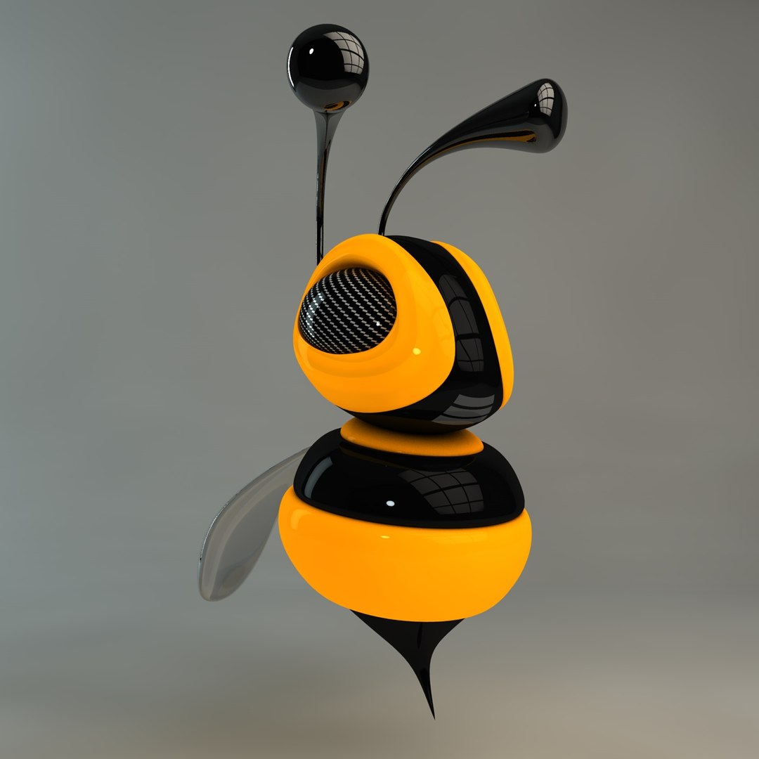 Bee Character 3d Model