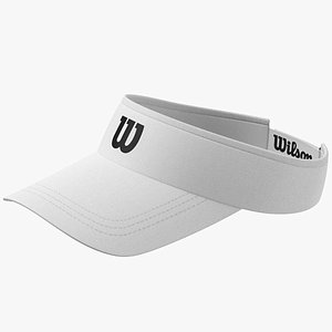 3D Sun Visor Cap 03 model